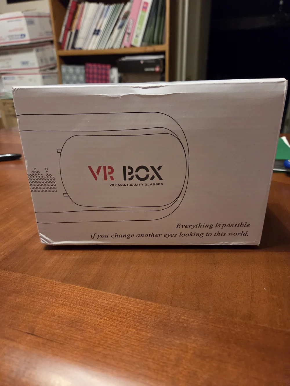 VR BOX Smartphone Virtual Reality Headset - White & Black